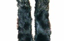 DOUBLE BLACK FOX FUR WRAP 5